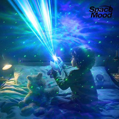 Lampka Astronauta SpaceMood™ – Projektor Gwiazd+ Pilot Do Zmieniania Kolorów GRATIS!