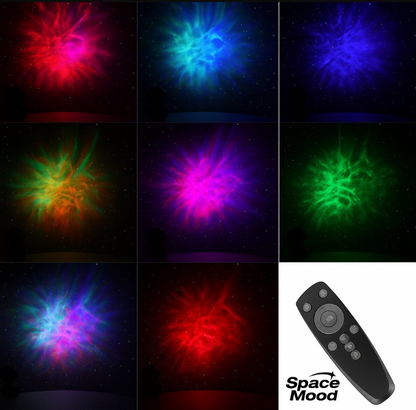 Lampka Astronauta SpaceMood™ – Projektor Gwiazd+ Pilot Do Zmieniania Kolorów GRATIS!